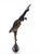 Neapolitan Artist after Giambologna, Large Patinated Figure of Mercury, Bronze For Sale - Image 3 of 11