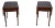 Pair Banded Mahogany Dropleaf Pembroke Lamp Tables For Sale