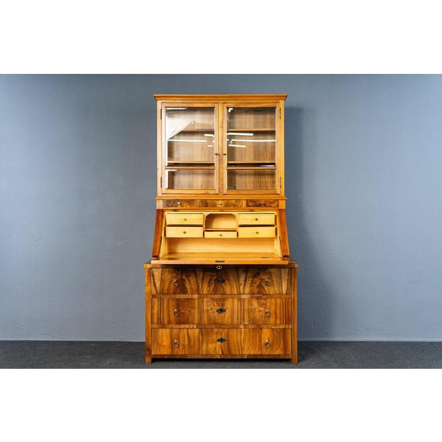 Vintage Secretary Display Cabinet For Sale - Image 5 of 18