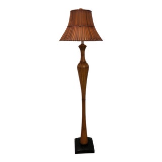 1980s Mid Century Modern Bamboo Lamp For Sale