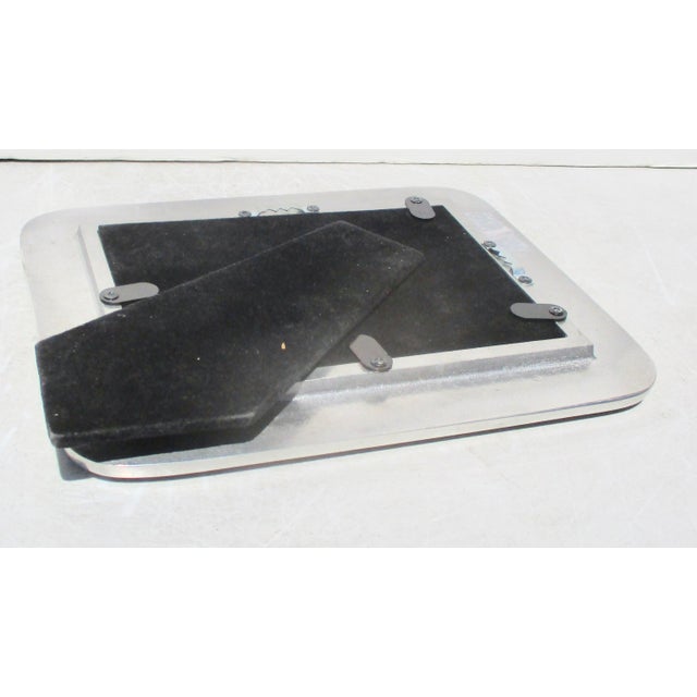 Mid-Century Modern Wilton Pewter Shell Frame For Sale - Image 3 of 6