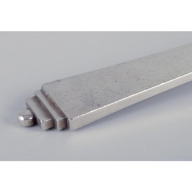 Vintage Serving Spoon in Sterling Silver from Georg Jensen, 1940s For Sale - Image 3 of 5