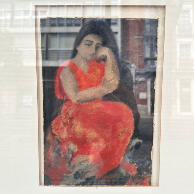 Timoteo Pérez Rubio, Sketch of Rosa Chacel, 1920s, Watercolor For Sale - Image 12 of 18