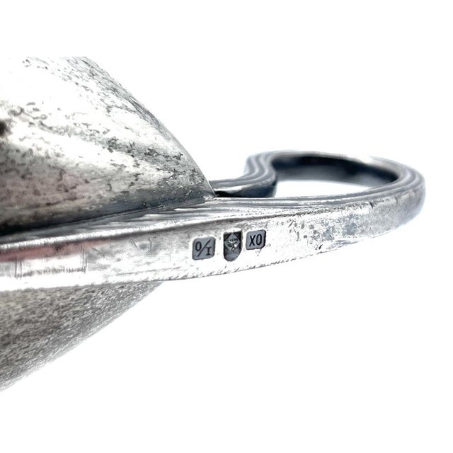 1930s Antique Art Deco Silver-Plated Jardinière with Crystal Insert from WMF, Germany, 1930s For Sale - Image 5 of 18