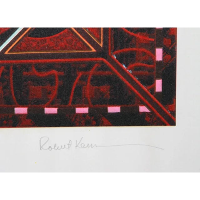 Artist: Robert Kerns, American (1943 - ) Title: Iznik Tile Year: circa 1980 Medium: Serigraph, signed and numbered in...
