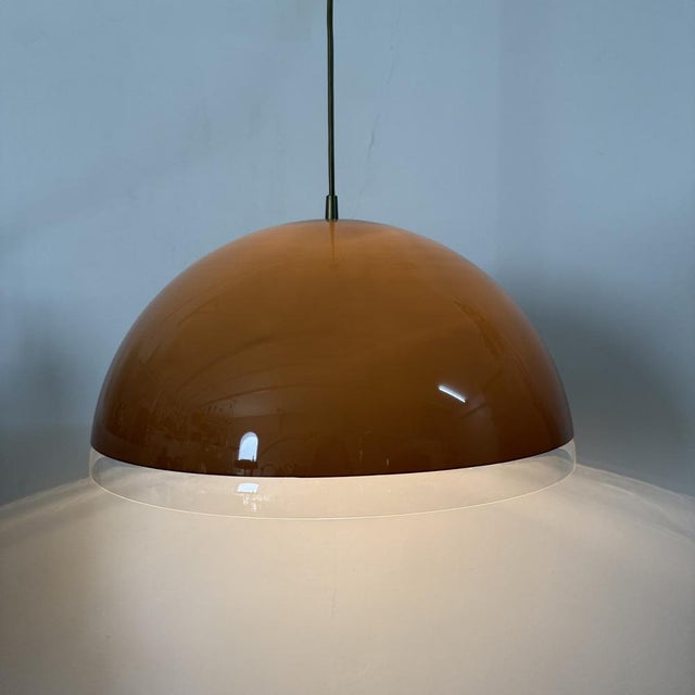 Mushroom Hanging Lamp, 1970s For Sale - Image 16 of 18