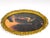 Gold Early 20th Century Art Nouveau Native American Maiden Lithograph - Gilt Oval Frame For Sale - Image 8 of 10