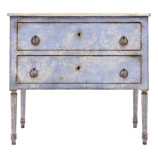 Italian Antique Painted Chest For Sale