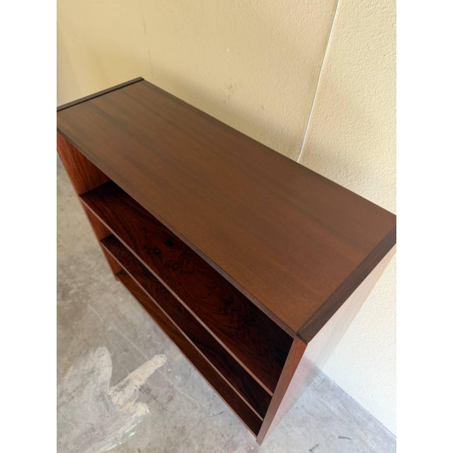 Mid-Century Modern Mid Century Danish Rosewood Bookcase – Vintage Scandinavian Open Shelving Cabinet 1960s For Sale - Image 3 of 9