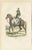 Napoleon Bonaparte Imperial Guard Cavalry Prints by Horace Vernet, 1843 This original 19th-century hand-coloured...