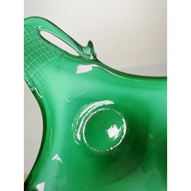 Glass Green Glass Ashtray, France, 1960 For Sale - Image 7 of 8