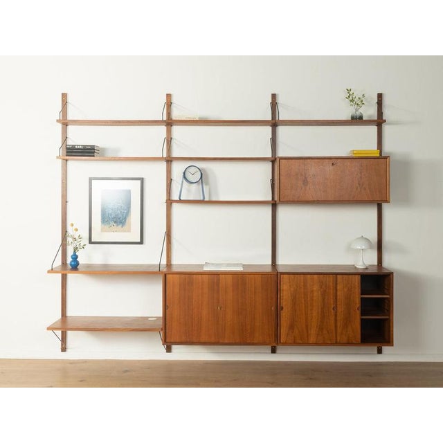 1960s wall shelf, poul cadovius exquisite design: perfect proportions and a clear attention to detailhigh-quality...