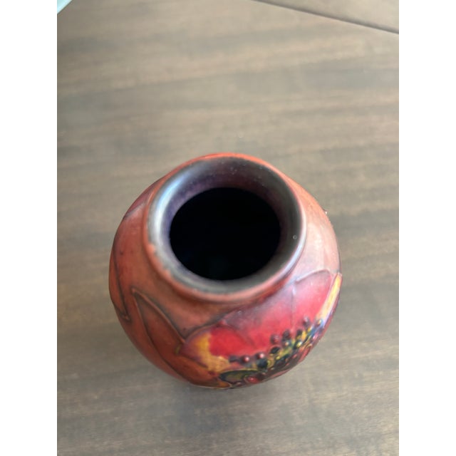 Early 20th Century William Moorcroft Miniature Pomegranate Pattern Vase For Sale - Image 5 of 10