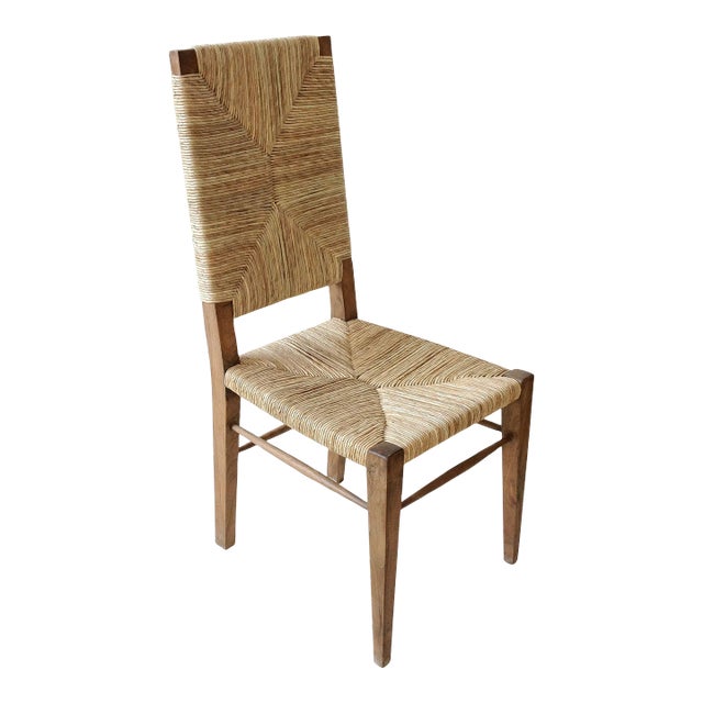 NOIR Neva Seagrass Chair, Teak For Sale