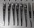 Metal Mid-Century Modernist 38 Piece Stainless Steel Flatware Set in San Moritz for National For Sale - Image 7 of 18