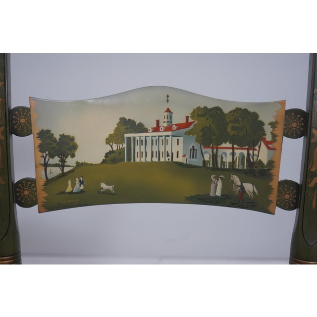 Hitchcock George Washington Mount Vernon Bicentennial Cane Seat Chair For Sale - Image 13 of 18