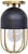 Mitzi Haley Black & Aged Brass Semi-Flush Mount Ceiling Lights - Set of 9 For Sale In New York - Image 6 of 8