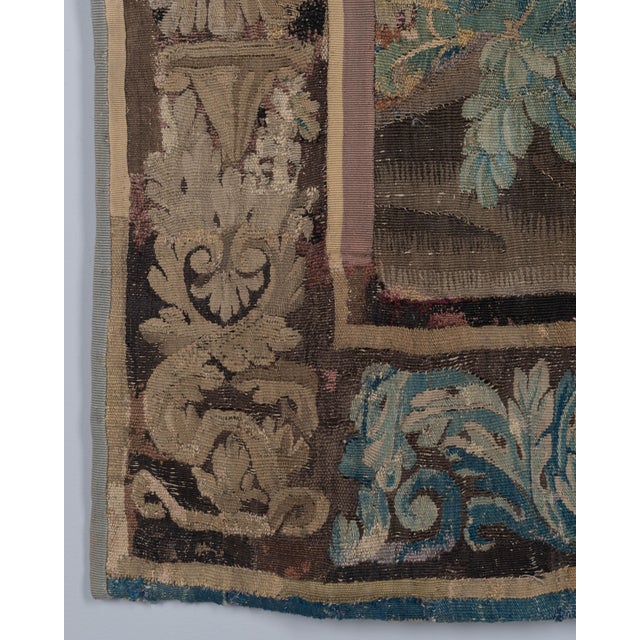 19th Century 18th Century French Aubusson Verdure Tapestry For Sale - Image 5 of 15