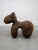 Large Stool Animal sculpture model Pony designed by Eero Aarnio, Finland 1973. Pony chair upholstered with brown velvet....