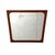 1960s Teak Mirror by Aarhus Glasimport, 1960s For Sale - Image 5 of 5