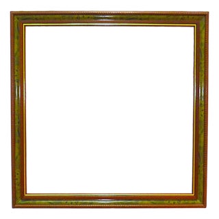 Vintage Wood Picture Frame Fits 24" X 24" Rabbet Opening For Sale