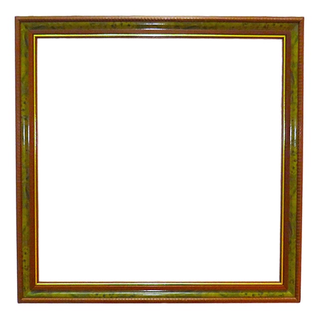 Vintage Wood Picture Frame Fits 24" X 24" Rabbet Opening For Sale