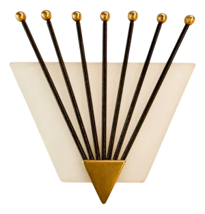 Fan Wall Light by Angelo Lelli for Arredoluce