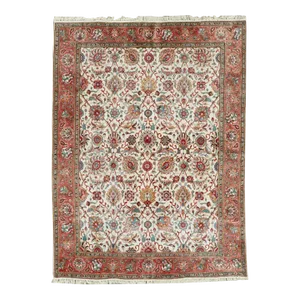 Vintage Decorative Contemporary Style Persian Tabriz Rug