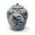 Blue and White Tea Leaf Jar With Painted Landscape For Sale In Chicago - Image 6 of 8