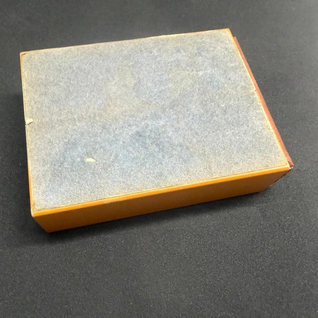 Mid-Century Modern 1960 Mid-Century Modern Metal and Wood Italian Box For Sale - Image 3 of 9