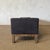 French Provincial Stone Washed Linen Bench With Solid Oak Frame & Down Wrapped Cushion For Sale - Image 3 of 5
