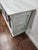 Credenza Sideboard Bookcase Vintage Distressed Painted For Sale - Image 4 of 5