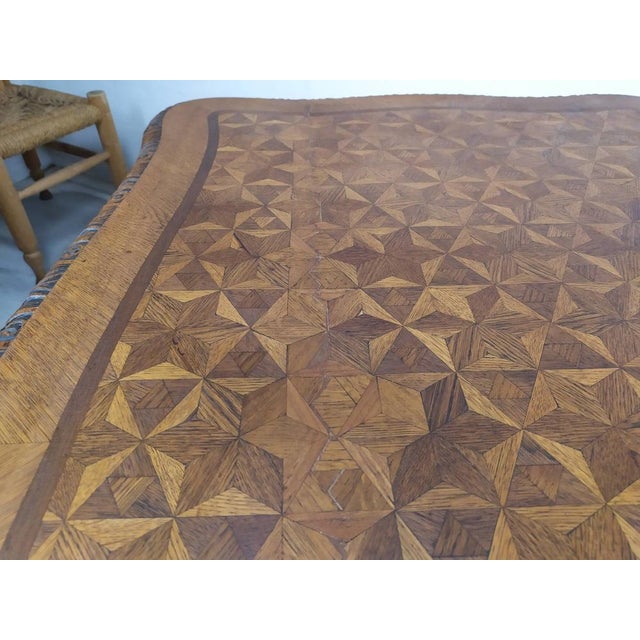 Louis XV Carved Oak Side Table For Sale - Image 11 of 18