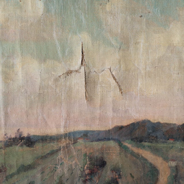 Continental River Landscape, 19th Century For Sale - Image 15 of 15