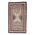 Antique Navajo Carpet, Folk Rug, Handmade Wool Rug, Beige, Gray, Brown For Sale