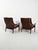 1960s Danish Armchairs in Brown Leather from JM Birking, 1960s, Set of 2 For Sale - Image 5 of 16
