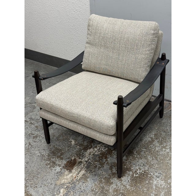 Lily Jack Bespoke Oak Wood Accent Chair For Sale - Image 10 of 12