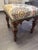 Louis XIV Regency Hocker in Oak For Sale - Image 3 of 6