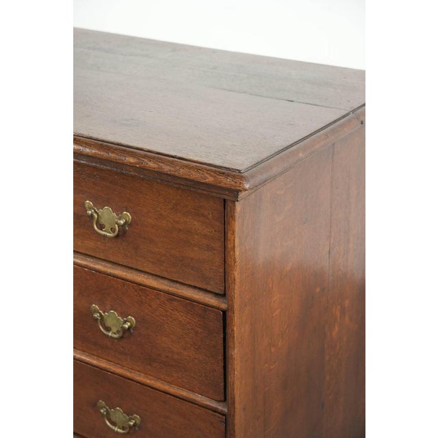 Antique English Oak Chest of Drawers, 1600s For Sale - Image 10 of 13