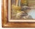 Yellow Ornate Mid Century Modern Oil on Canvas Signed "Hytun" Landscape Painting Framed For Sale - Image 8 of 11