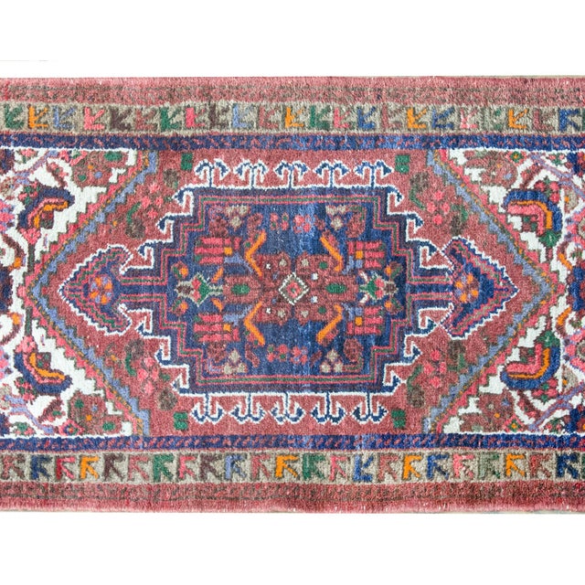 1940s Early 20th Century Persian Mazlaghan Rug For Sale - Image 5 of 15