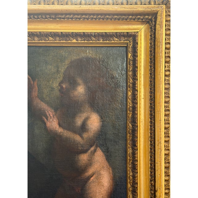 Cherub, Late 17th Century, Oil Painting, Framed For Sale - Image 3 of 6