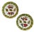 19th Century Chinese Export Famille Verte Porcelain Plates - A Pair For Sale