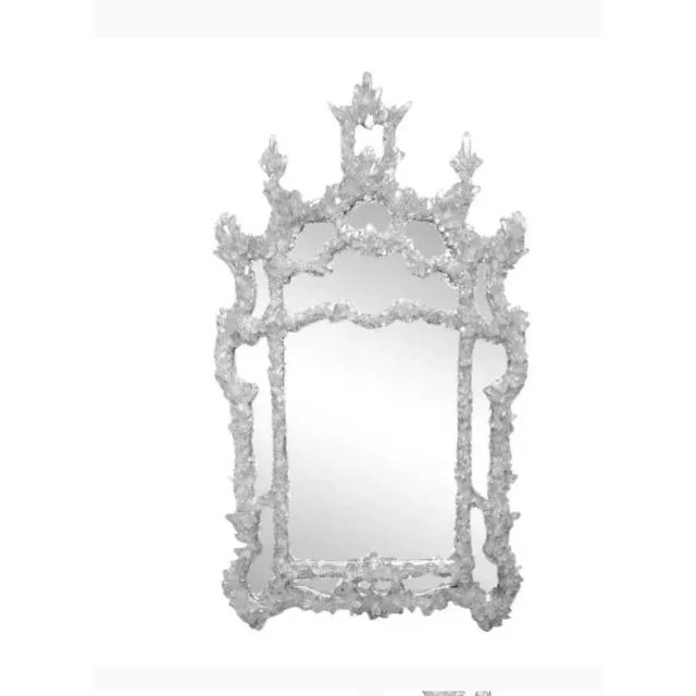 Amethyst Encrusted Violet Denis Mirror by Marjorie Skouras, 21"x24" For Sale - Image 11 of 11