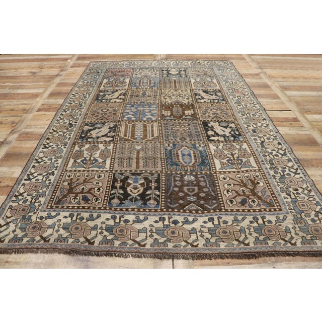 Textile Antique Persian Shiraz Rug - 06'04 X 09'06 For Sale - Image 7 of 10