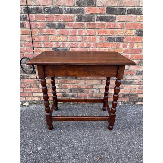 19th Century English Side Table With Drawer For Sale - Image 9 of 12