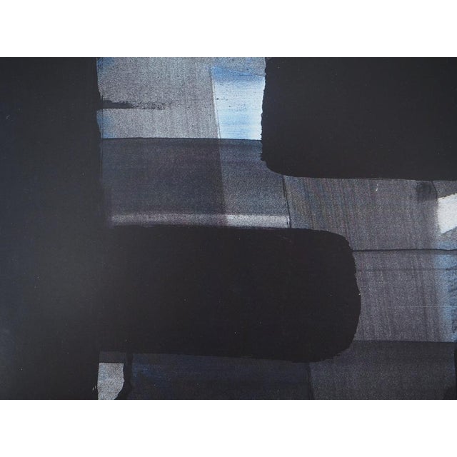 Gouache Sur Papier 1973 Poster after Pierre Soulages For Sale - Image 5 of 7