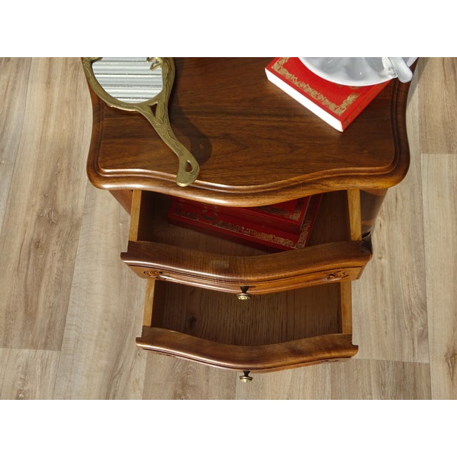 Louis Xv Bedside Table in Walnut, 1960s For Sale - Image 14 of 18