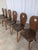 Vintage Brutalist Wooden Dining Chairs, 1970s, Set of 6 For Sale - Image 10 of 18