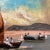 Wood Vintage Seascape Painting on Canvas Sailboats W/Fisherman's Signed by Artist For Sale - Image 7 of 12